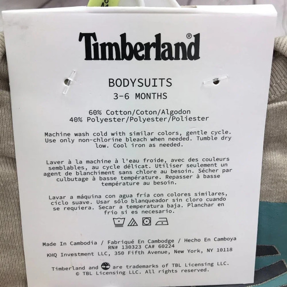 Timberland infant one-piece set 3-6M - Picture 8 of 8